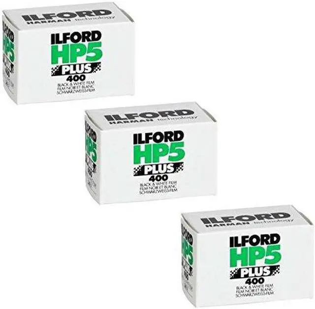 Main image of Ilford HP-5 Plus 400 Fast Black and White Professional Film, ISO 400, 35mm, 36 Exposures - 3 Pack