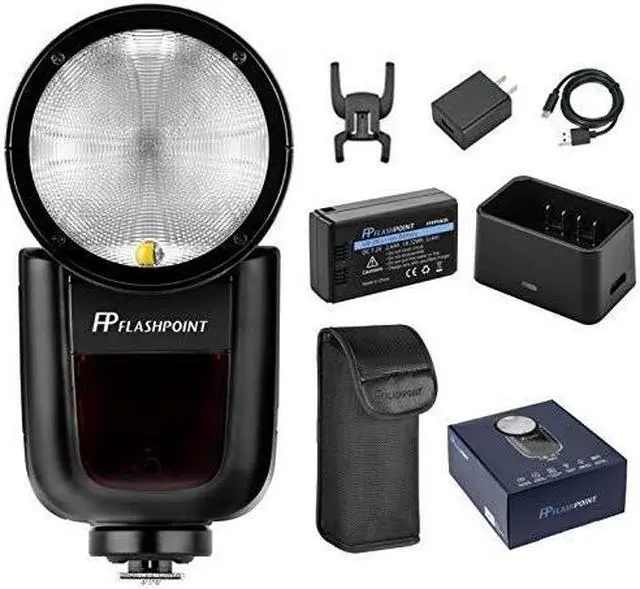 Alt view image 7 of 9 - Flashpoint Zoom Li-on X R2 TTL On-Camera Round Flash Speedlight For Sony (V1)