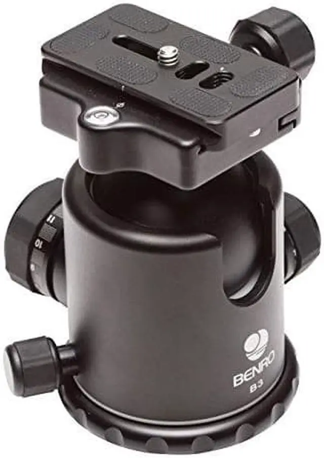Alt view image 4 of 10 - Benro B-Series Double Action Ballhead - B-3 & PU-60 Quick Release Plate