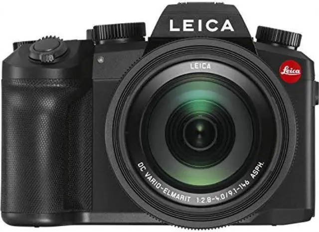 Alt view image 3 of 6 - leica v-lux 5 20mp superzoom digital camera with 9.1-146mm f/2.8-4 asph lens (black)