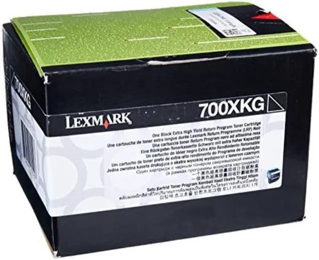 Alt view image 4 of 9 - Lexmark 70C0XKG TAA Extra High Yield Return Program Toner Cartridge - Black