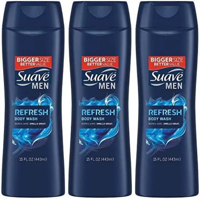 Alt view image 4 of 5 - Suave Men Body Wash Refreshing Revitalizing Cool - 12 oz Body Wash