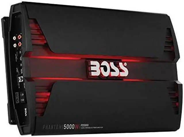 Alt view image 6 of 12 - Boss Audio PD5000 Phantom 5000W Monoblock D Car Audio LED Amplifier with Remote