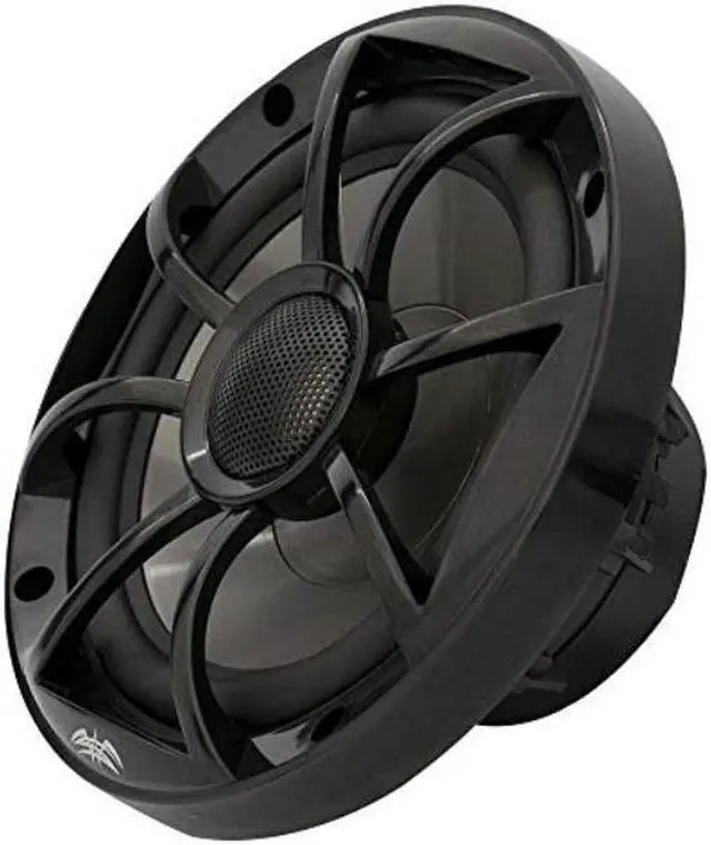 Alt view image 8 of 13 - Wet Sounds Recon 6BG 6.5 Inch 2 Way Open Grille Marine Speakers in Black, Pair
