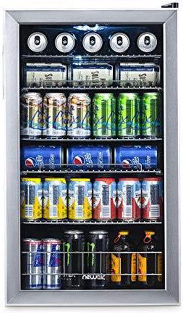 Alt view image 9 of 14 - NewAir AB-1200 126-Can Stainless Steel Beverage Cooler