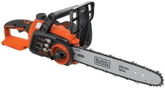 Alt view image 4 of 10 - Black & Decker LCS1240 40V MAX Li-Ion 12 in. Chainsaw Kit
