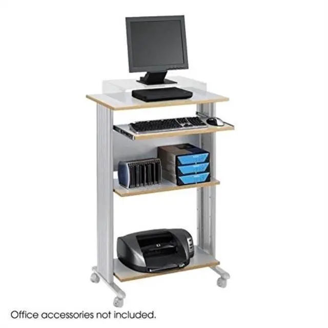 Alt view image 5 of 9 - Safco 1923GR Muv Standing Desk - 29.5" x 22" x 45" - Gray