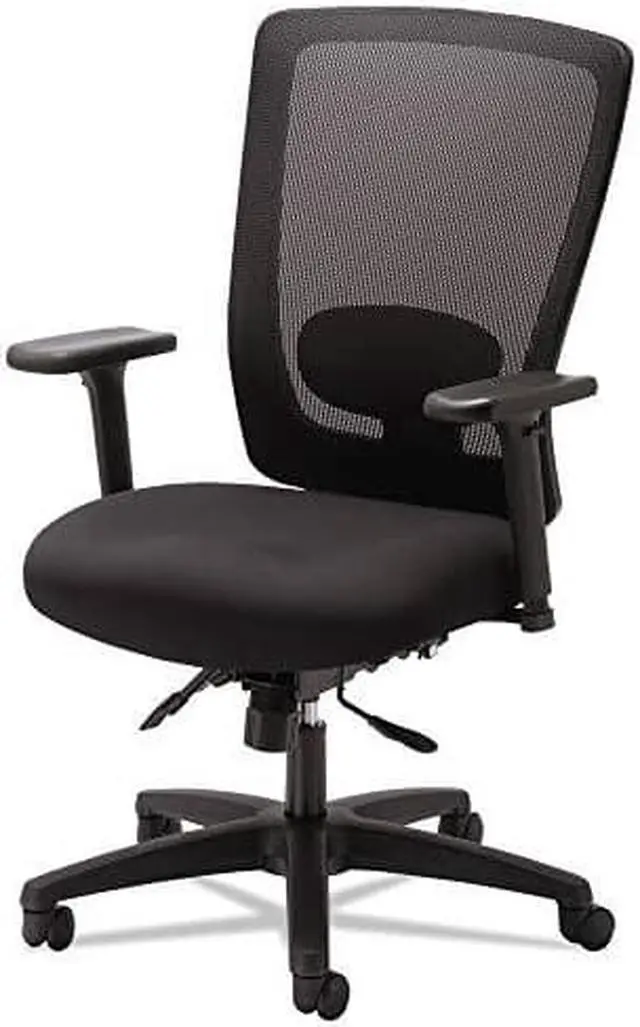 Alt view image 12 of 20 - Alera - HALE752 - Alera Envy Series Mesh Mid-Back Multifunction Chair, Black