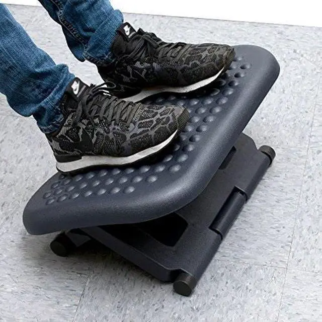 Main image of mind reader adjustable height ergonomic foot rest, black