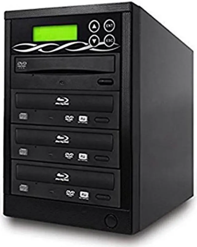 Alt view image 2 of 4 - Bestduplicator BD-BR-3T 3 Target 16X M-Disc/BD-R/DVD/CD Blu-Ray Duplicator with Smart USB Connection