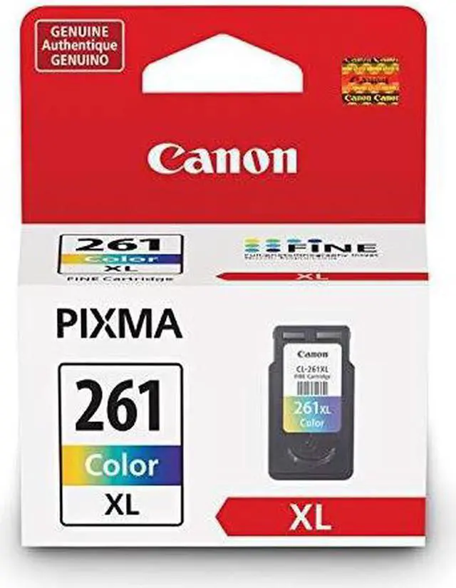 Alt view image 3 of 16 - Canon Ink Canon CL-261XL Amr Printer Ink, Extra Large, Multi