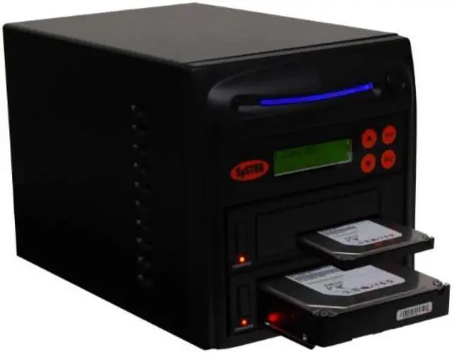 Alt view image 6 of 7 - Systor 1:1 SATA Hard Drive Duplicator & Sanitizer - 5.4GB/Min - Copy & Erase 2.5 SDD Solid State & 3.5 HDD Disks (SYS101HS-DP) - 90MB/Sec, Dual Port Hot Swap