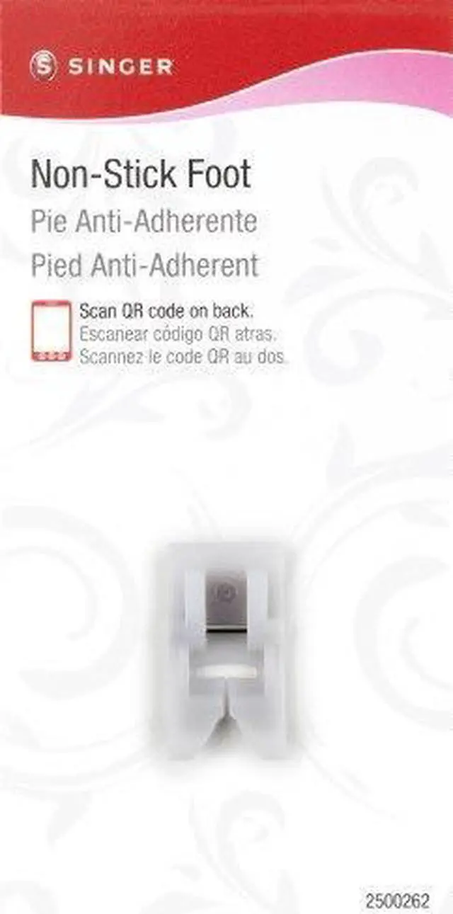 Main image of singer nonstick foot snapon presser foot for lowshank sewing machines