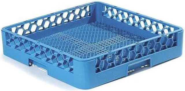Main image of carlisle rf14 carlisle blue color, polypropylene opticlean combination/flatware rack