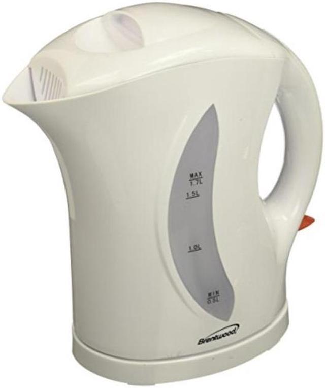 Brentwood KT-1617 - 1.7L Cordless Plastic Tea Kettle