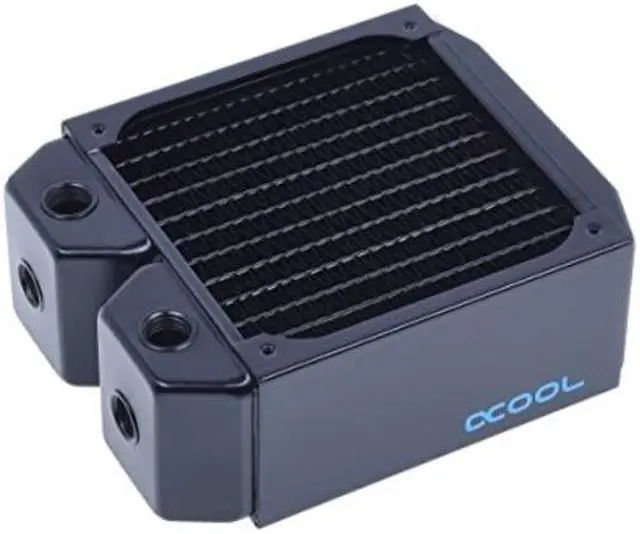 Alt view image 8 of 17 - Alphacool NexXxos UT60 Full Copper Radiator 120, 120mm x 1, Single Fan, Black