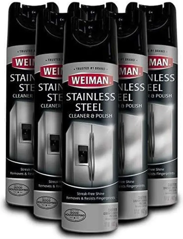 Alt view image 9 of 20 - Weiman Stainless Steel Cleaner and Polish WMN49