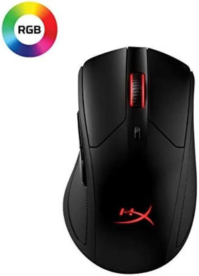Alt view image 4 of 16 - HyperX Pulsefire Dart HX-MC006B Black 6 Buttons 1 x Wheel Wired / Wireless Gaming Mouse