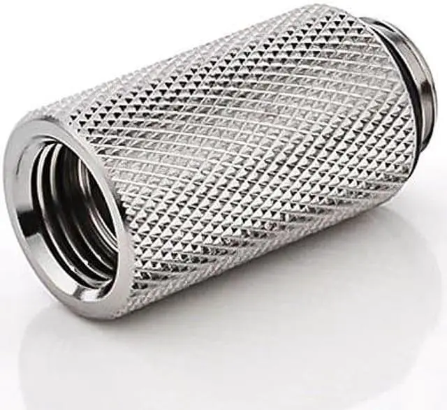 Alt view image 4 of 4 - Bitspower G1/4" Male to Female Extender Fitting, 30mm, Silver Shining