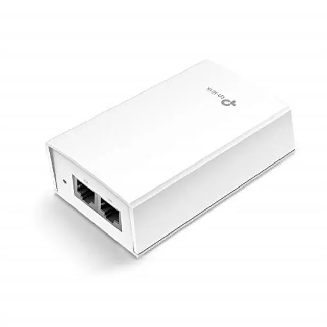 Alt view image 2 of 14 - TP-Link PoE Injector | PoE Adapter 48V DC Passive PoE | Gigabit Ports | Up to 100 Meters(325 feet) | Wall Mountable Design (TL-PoE4824G), White