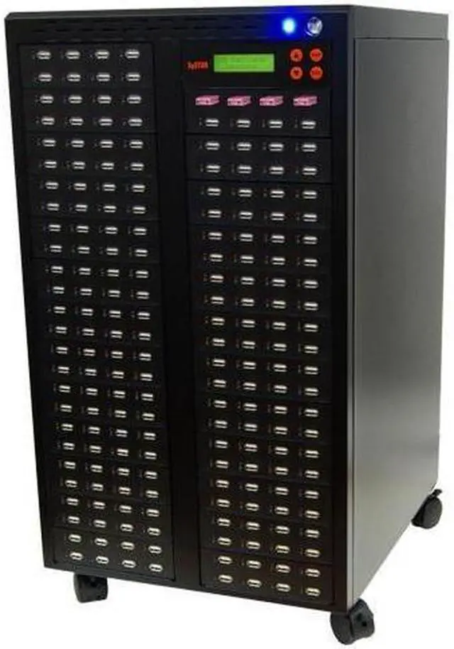Alt view image 2 of 2 - Systor 1 to 199 USB Duplicator & Sanitizer 2GB/Min - Standalone Multiple Flash Memory Copier & Storage Drive Eraser, Speeds Up to 33MB/Sec (SYS-USBD-199)
