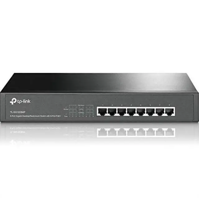Alt view image 3 of 20 - TP-Link TL-SG1008MP - switch - 8 ports - unmanaged - rack-mountabl (TL-SG1008MP)