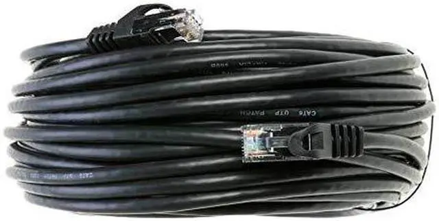 Main image of Cables Direct Online Snagless Cat6 Ethernet Cable  30FT Black Network Patch Cable for High-Speed Data Transfer