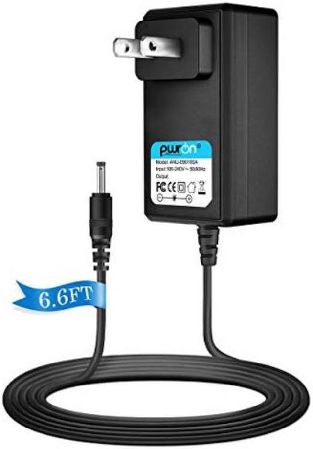 pwron 6.6ft ac to dc adapter compatible with ryobi hp108l 8volt