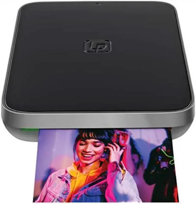 Main image of lifeprint 3x4.5 portable photo and video printer for iphone and android. make your photos come to life w/ augmented reality  black