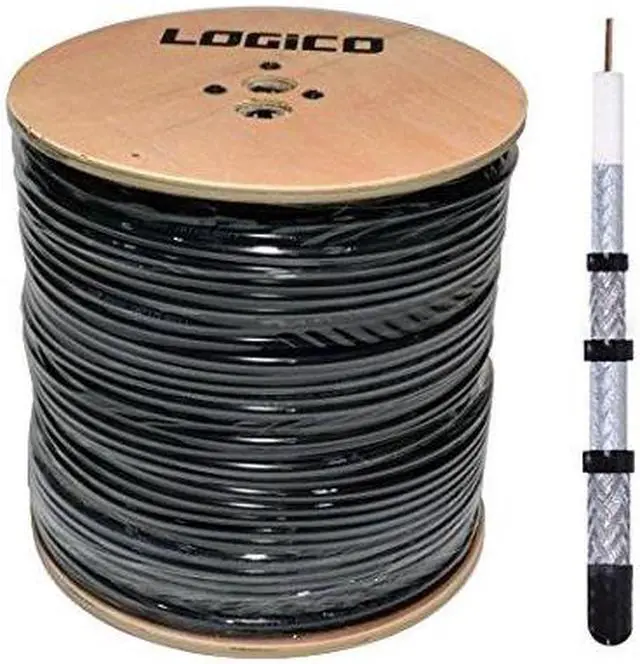 Alt view image 6 of 9 - RG6 Outdoor Direct Burial CMX Coax Cable 3GHz Underground 18 AWG Coaxial 1000ft