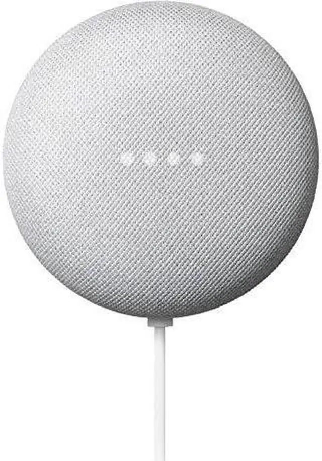 Alt view image 8 of 20 - Google Nest Mini 2nd Generation Smart Speaker, Chalk GA00638-US