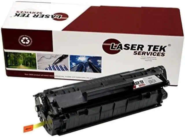 Alt view image 2 of 5 - Laser Tek Services® HP Q2612A (12A) Compatible Replacement Toner Cartridge