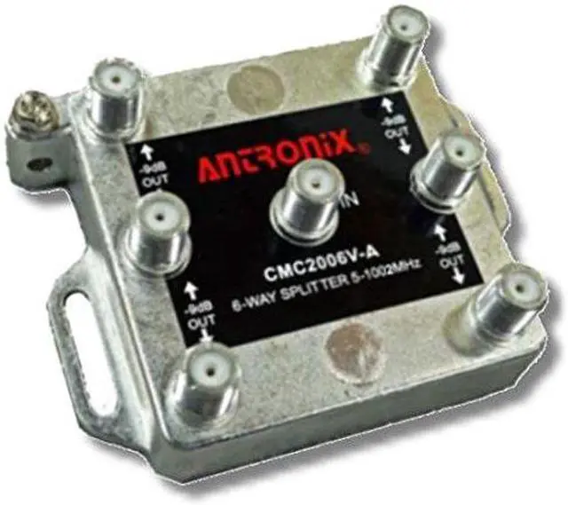 Main image of Antronix 6-way RG6 Splitter Coaxial Signal CMC2006V Cable HDTV 1GHz 1002MHz