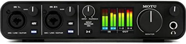 Alt view image 2 of 17 - MOTU M4 4x4 USB-C Audio Interface
