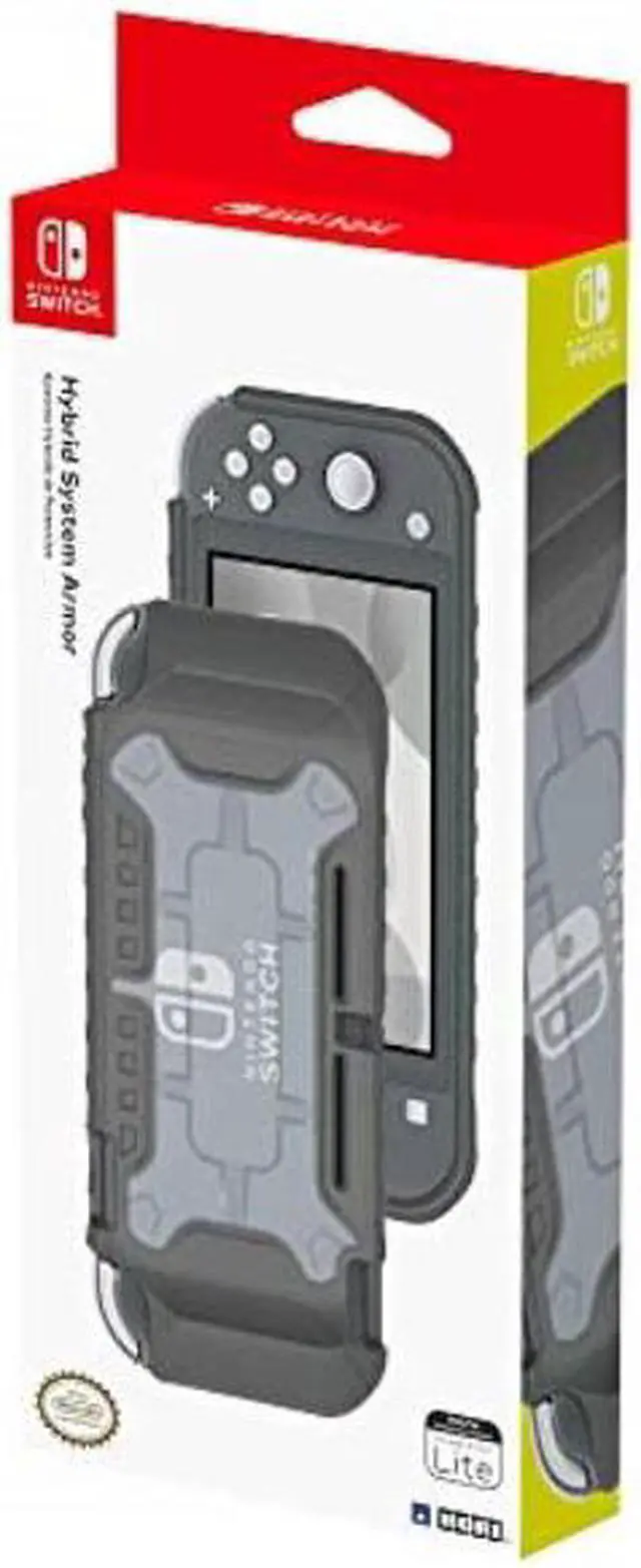 Alt view image 5 of 6 - Hori Nintendo Switch Lite Hybrid System Armor TPU Case Officially Licensed by Nintendo - Gray
