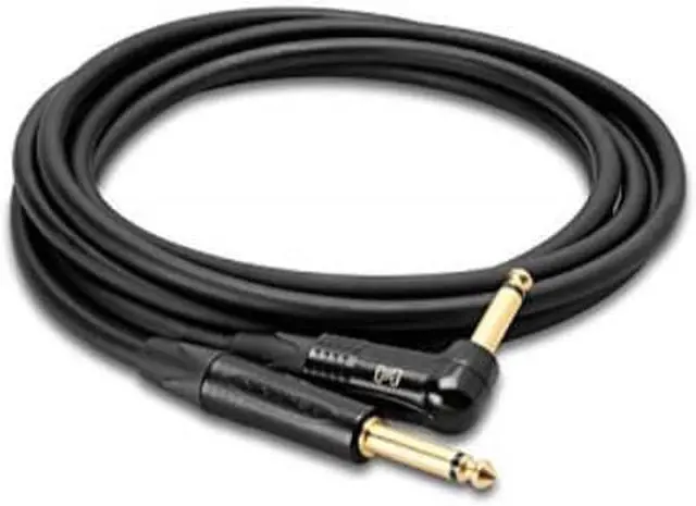 Alt view image 2 of 6 - Hosa Edge Guitar Cable, Neutrik Straight to Right Angle, 10 Feet