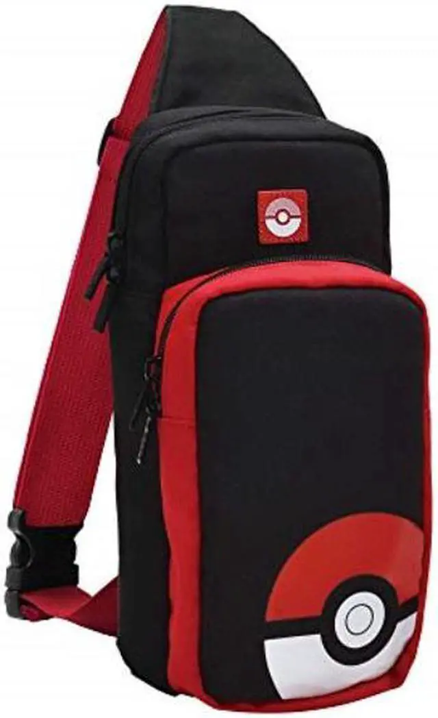 Alt view image 4 of 5 - HORI Nintendo Switch Adventure Pack Travel Bag - Poke Ball Edition