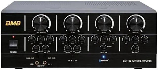 Alt view image 4 of 4 - BMB DAH-100 200W Karaoke Mixing Amplifier with Bluetooth