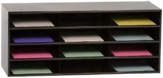 Alt view image 4 of 6 - DURHAM MFG 432-08 Literature And Mail Sorter,Black