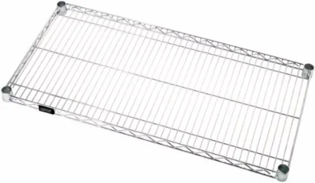 Main image of quantum storage systems 1242c1 extra shelf for 12" deep wire shelves, chrome finish, 800 lb. load capacity, 1" height x 42" width x 12" depth