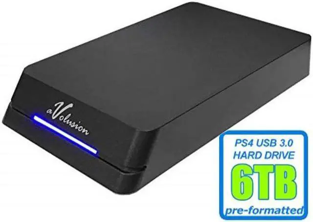 Alt view image 7 of 8 - Avolusion HDDGear Pro 6TB (6000GB) 7200RPM 64MB Cache USB 3.0 External Gaming Hard Drive (Designed for PS4 Pro, Slim, Original) - 2 Year Warranty