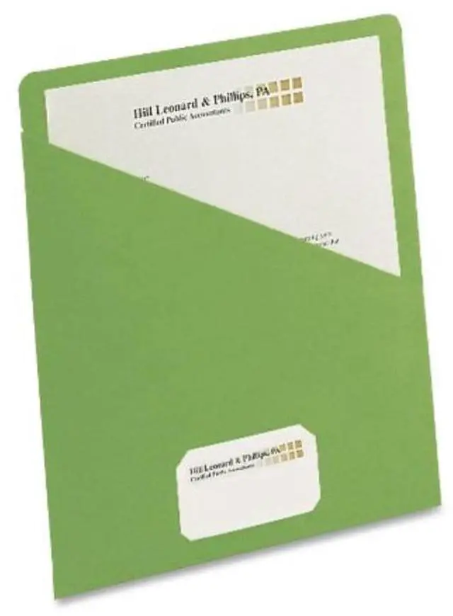 Alt view image 7 of 16 - Smead Slash Jacket 9-3/4"x11-1/2" 25/PK 11 Pt Green 75432