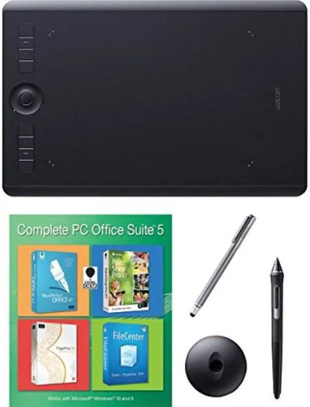 Alt view image 8 of 9 - Wacom Intuos Pro Medium Bundle w/ Extra Stylus and Corel Office 5