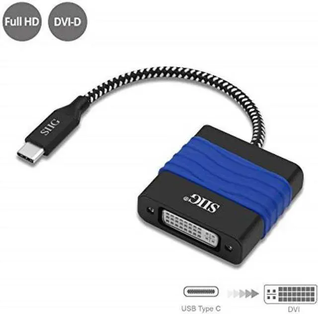 Alt view image 7 of 10 - Siig Usb Type-C To Dvi Video Cable Adapter