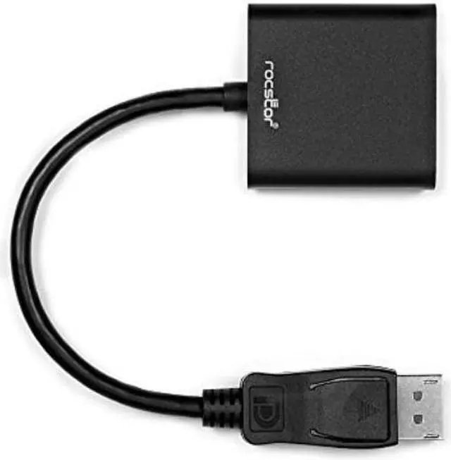 Alt view image 2 of 8 - Rocstor Y10A101-B1 Rocstor DisplayPort (male) to HDMI (female) Adapter Converter - 1 Pack - 1 x DisplayPort Male Digital Audio/Video - 1 x HDMI Female Digital Audio/Video - 1920 x 1200 Supported -