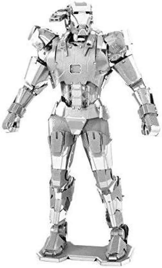 Alt view image 14 of 15 - MetalEarth Marvel War Machine 3D Model, Avengers by Fascinations
