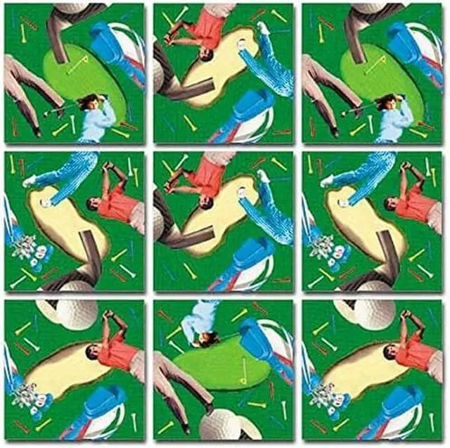 Alt view image 2 of 3 - Scramble Squares: Golf