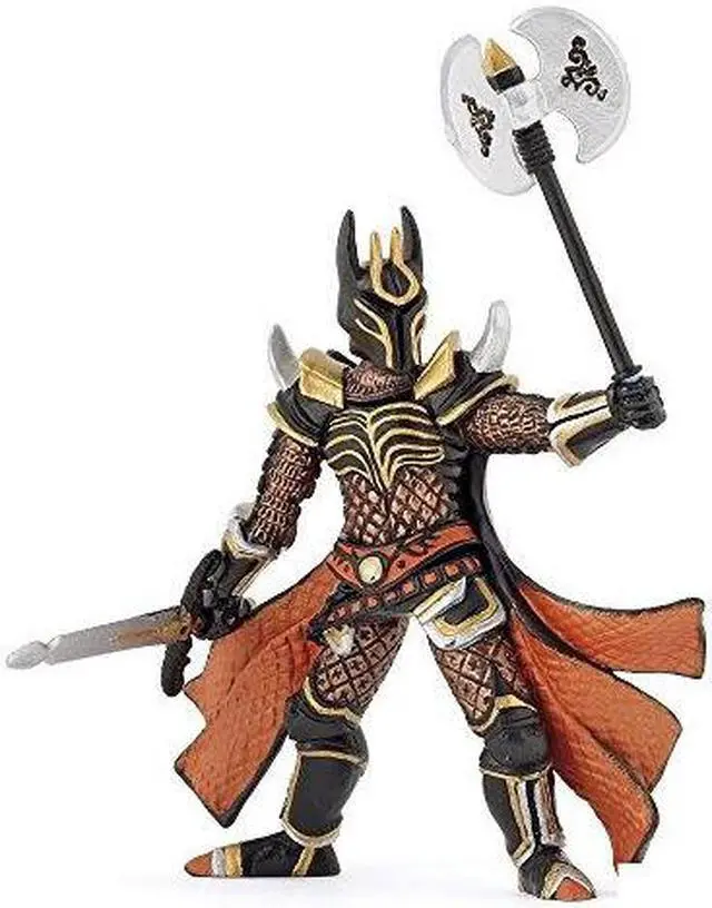 Main image of papo knight with a triple battle axe figure