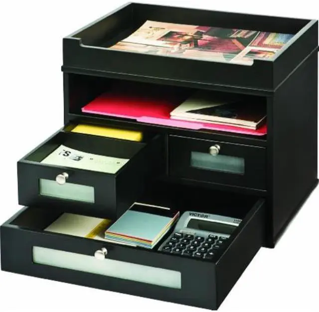 Alt view image 10 of 15 - VICTOR 5500-5 Tidy Tower,Black