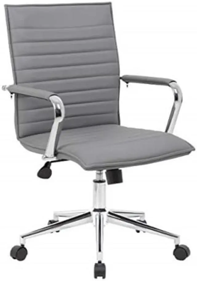 Main image of Boss Grey Vinyl Hospitality Chair